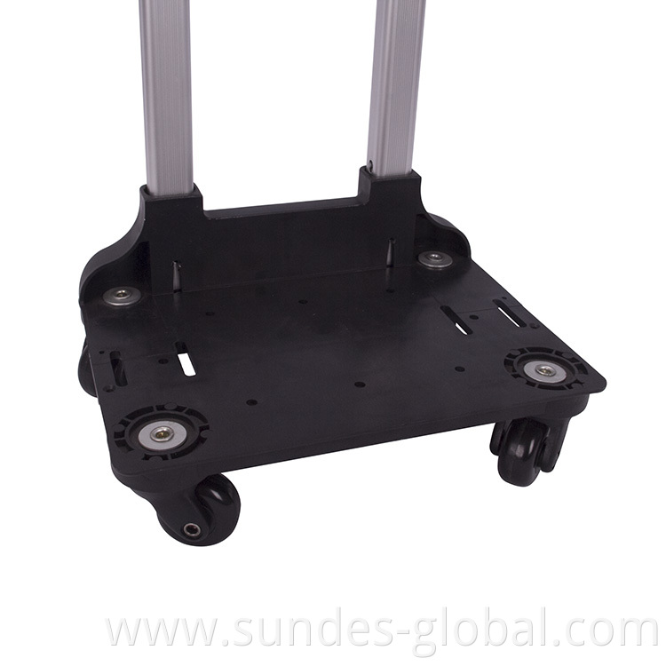 Durable Folding Trolley Luggage Backpack Cart